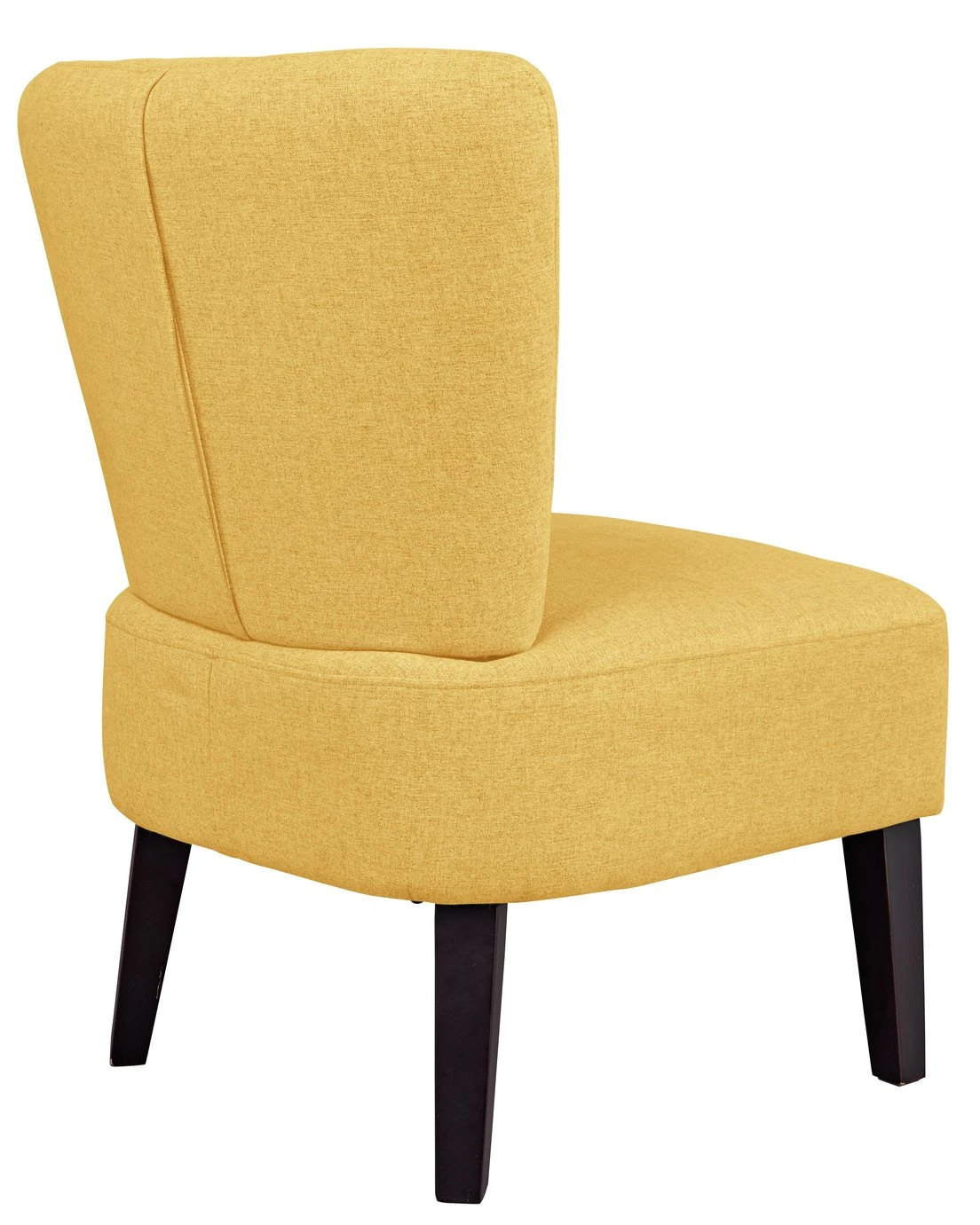 Habitat Delilah Fabric Cocktail Chair - Yellow 4 Habitat Delilah Fabric Cocktail Chair - Yellow - Image 4