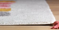 Habitat Kids Rainbow Tufted Flatweave Cotton Rug -120x170cm -Home Furnishing Store 9338302 R Z003C
