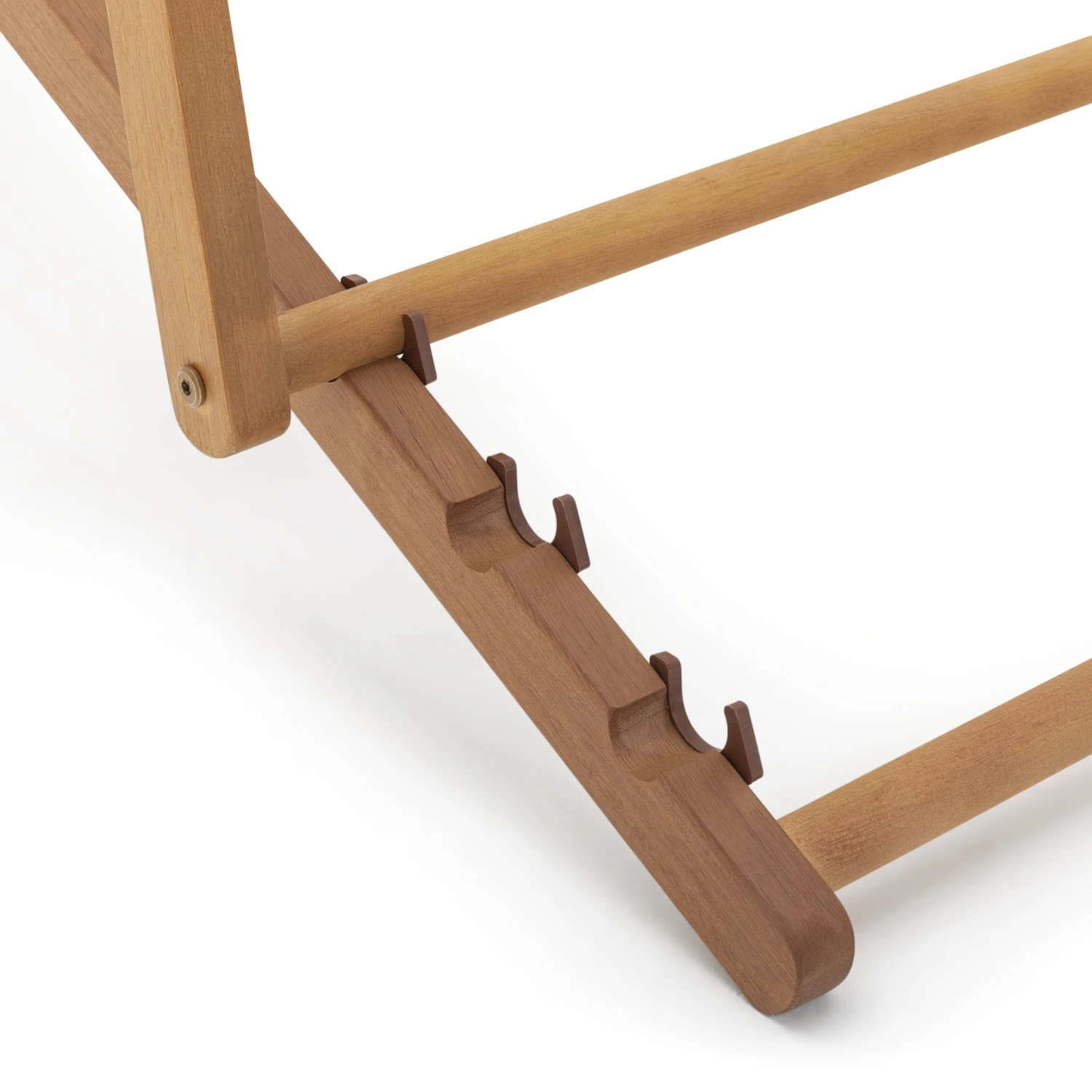 Habitat Folding Wooden Garden Deck Chair - White 8 Habitat Folding Wooden Garden Deck Chair - White - Image 8