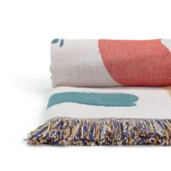 Habitat Studio Squiggle Cotton Throw - Multicoloured -Home Furnishing Store 9340541 R Z002A