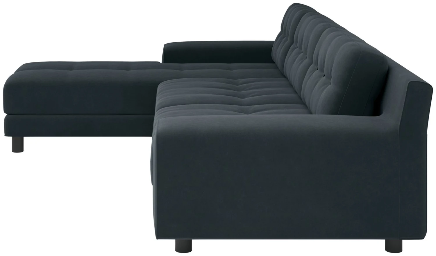 Habitat Hendricks Left Hand Corner Chaise Sofa - Charcoal 6 Habitat Hendricks Left Hand Corner Chaise Sofa - Charcoal - Image 6