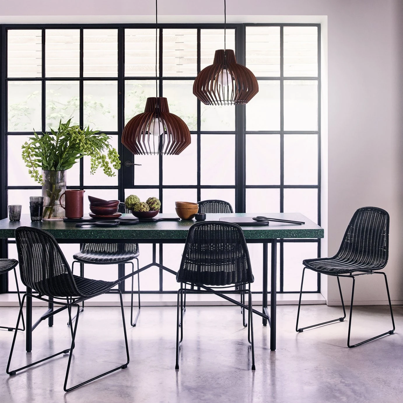 Habitat Achille Plywood Pendant Shade - Walnut 3 Habitat Achille Plywood Pendant Shade - Walnut - Image 3