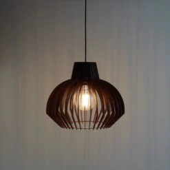 Habitat Achille Plywood Pendant Shade - Walnut 7 Habitat Achille Plywood Pendant Shade - Walnut -Home Furnishing Store 9361025 R Z004C