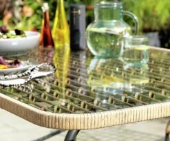 Habitat 4 Seater Bamboo Patio Set -Home Furnishing Store 9372485 R Z003C