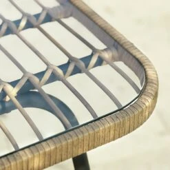 Habitat 4 Seater Bamboo Patio Set -Home Furnishing Store 9372485 R Z009C