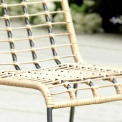 Habitat 4 Seater Bamboo Patio Set -Home Furnishing Store 9372485 R Z010C