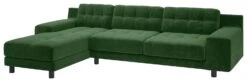 Habitat Hendricks Velvet Left Hand Corner Chaise Sofa-Green 16 Habitat Hendricks Velvet Left Hand Corner Chaise Sofa-Green -Home Furnishing Store 9375554 R Z011A