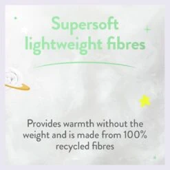 Slumberdown Anti Bacterial 4 Tog Kids Duvet - Toddler -Home Furnishing Store 9379385 R Z011A