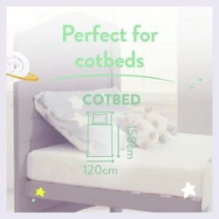 Slumberdown Anti Bacterial 4 Tog Kids Duvet - Toddler -Home Furnishing Store 9379385 R Z012A