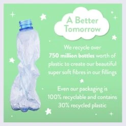 Slumberdown Anti Bacterial 4 Tog Kids Duvet - Toddler -Home Furnishing Store 9379385 R Z014A