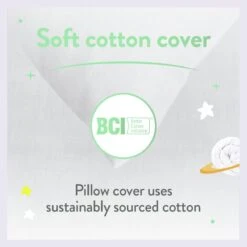 Slumberdown Anti Bacterial Soft Support Pillow - Toddler -Home Furnishing Store 9379426 R Z003A