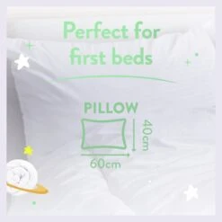 Slumberdown Anti Bacterial Soft Support Pillow - Toddler -Home Furnishing Store 9379426 R Z011A