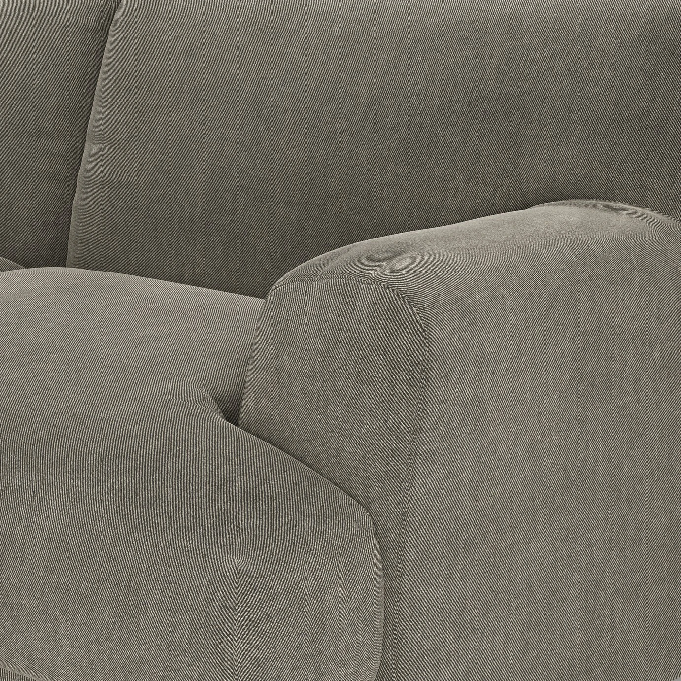 Habitat Askem Fabric 3 Seater Sofa - Natural 8 Habitat Askem Fabric 3 Seater Sofa - Natural - Image 8