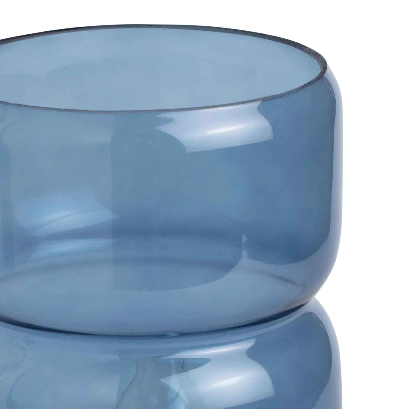 Habitat Parr Glass Column Table Lamp - Blue 3 Habitat Parr Glass Column Table Lamp - Blue - Image 3