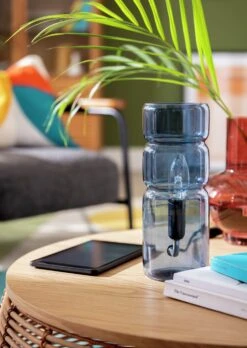 Habitat Parr Glass Column Table Lamp - Blue 13 Habitat Parr Glass Column Table Lamp - Blue -Home Furnishing Store 9404140 R Z003C