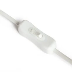 Habitat Parr Glass Column Table Lamp - White -Home Furnishing Store 9404504 R Z004A