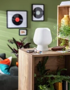 Habitat Lucetta Glass Table Lamp - White 11 Habitat Lucetta Glass Table Lamp - White -Home Furnishing Store 9404645 R Z002C