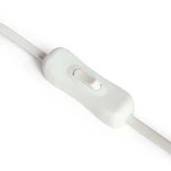 Habitat Lucetta Glass Table Lamp - White 10 Habitat Lucetta Glass Table Lamp - White -Home Furnishing Store 9404645 R Z004A