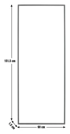 Habitat Scarcus Frame LED Floor Lamp - Black -Home Furnishing Store 9405802 R E001