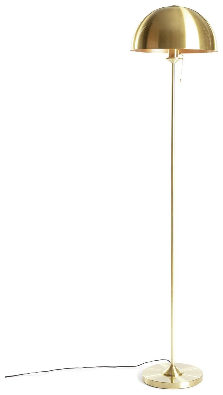 Habitat Manor House Floor Lamp - Brass 2 Habitat Manor House Floor Lamp - Brass - Image 2