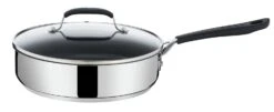 Tefal Jamie Oliver 25cm Non Stick Stainless Steel Saute Pan -Home Furnishing Store 9409217 R Z004A