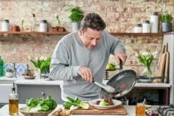 Tefal Jamie Oliver 25cm Non Stick Stainless Steel Saute Pan -Home Furnishing Store 9409217 R Z009A