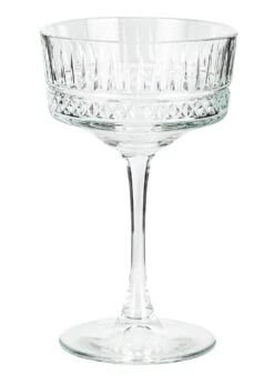 Habitat Pressed Set Of 4 Champagne Coupe Glasses -Home Furnishing Store 9410172 R Z002A