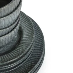 Habitat 12 Piece Stoneware Felicity Dinner Set - Blue 14 Habitat 12 Piece Stoneware Felicity Dinner Set - Blue -Home Furnishing Store 9410251 R Z005A