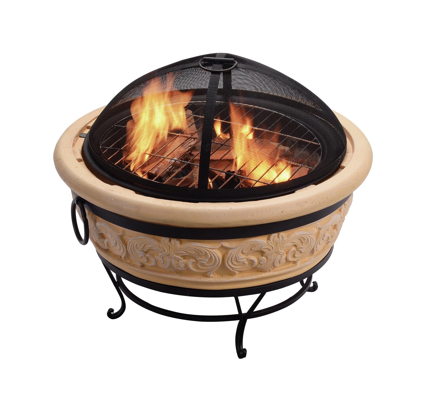 Teamson Home HR26303AA S Wood Burning Fire Pit 1 Teamson Home HR26303AA S Wood Burning Fire Pit