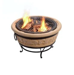 Teamson Home HR26303AA S Wood Burning Fire Pit 10 Teamson Home HR26303AA S Wood Burning Fire Pit -Home Furnishing Store 9410732 R Z005A