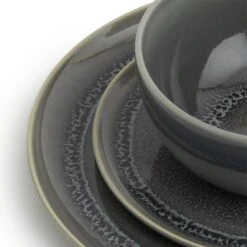 Habitat Evora 12 Piece Stoneware Dinner Set - Green -Home Furnishing Store 9424254 R Z005A