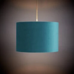 Habitat 30cm Velvet Shade - Teal -Home Furnishing Store 9425181 R Z002C