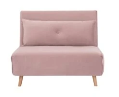 Habitat Roma Single Velvet Chairbed - Pink -Home Furnishing Store 9431168 R Z018A
