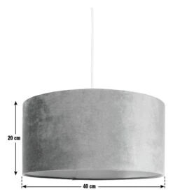 Habitat 40cm Velvet Shade - Navy -Home Furnishing Store 9431508 R E001