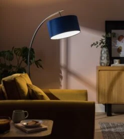 Habitat 40cm Velvet Shade - Navy -Home Furnishing Store 9431508 R Z003C