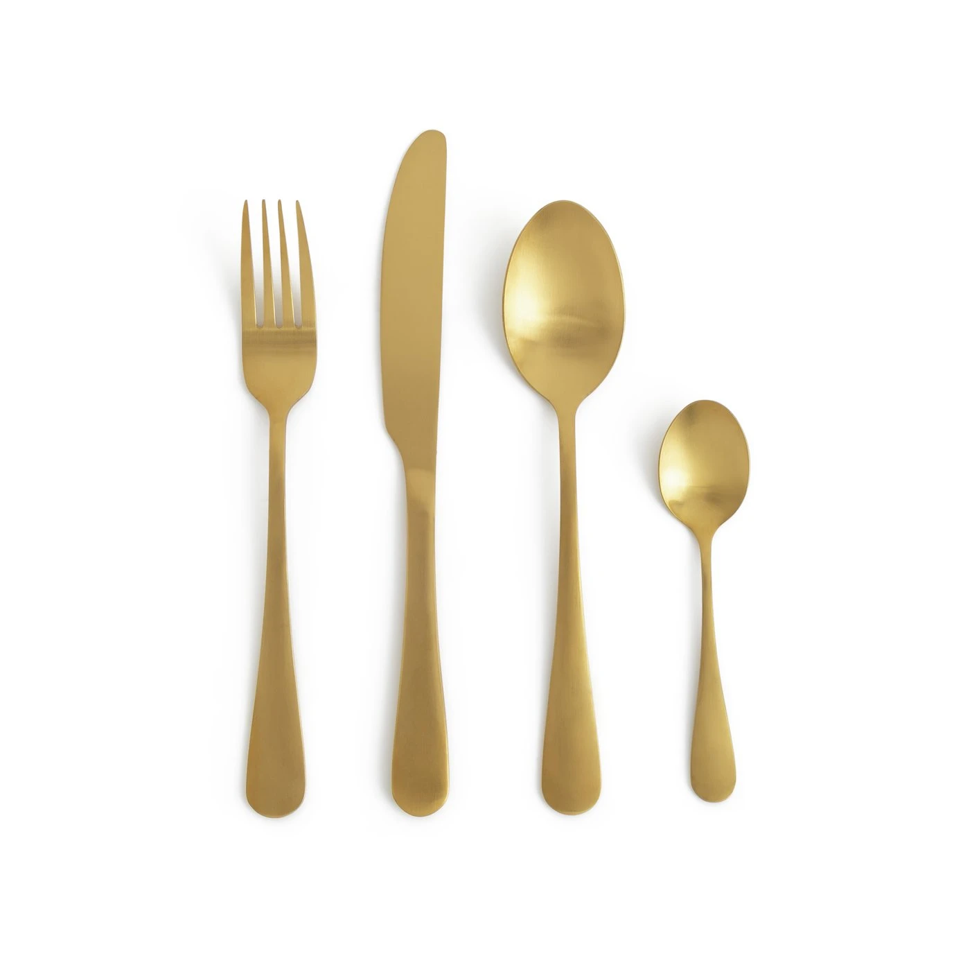 Habitat 16 Piece Gold Stainless Steel Cutlery Set 1 Habitat 16 Piece Gold Stainless Steel Cutlery Set