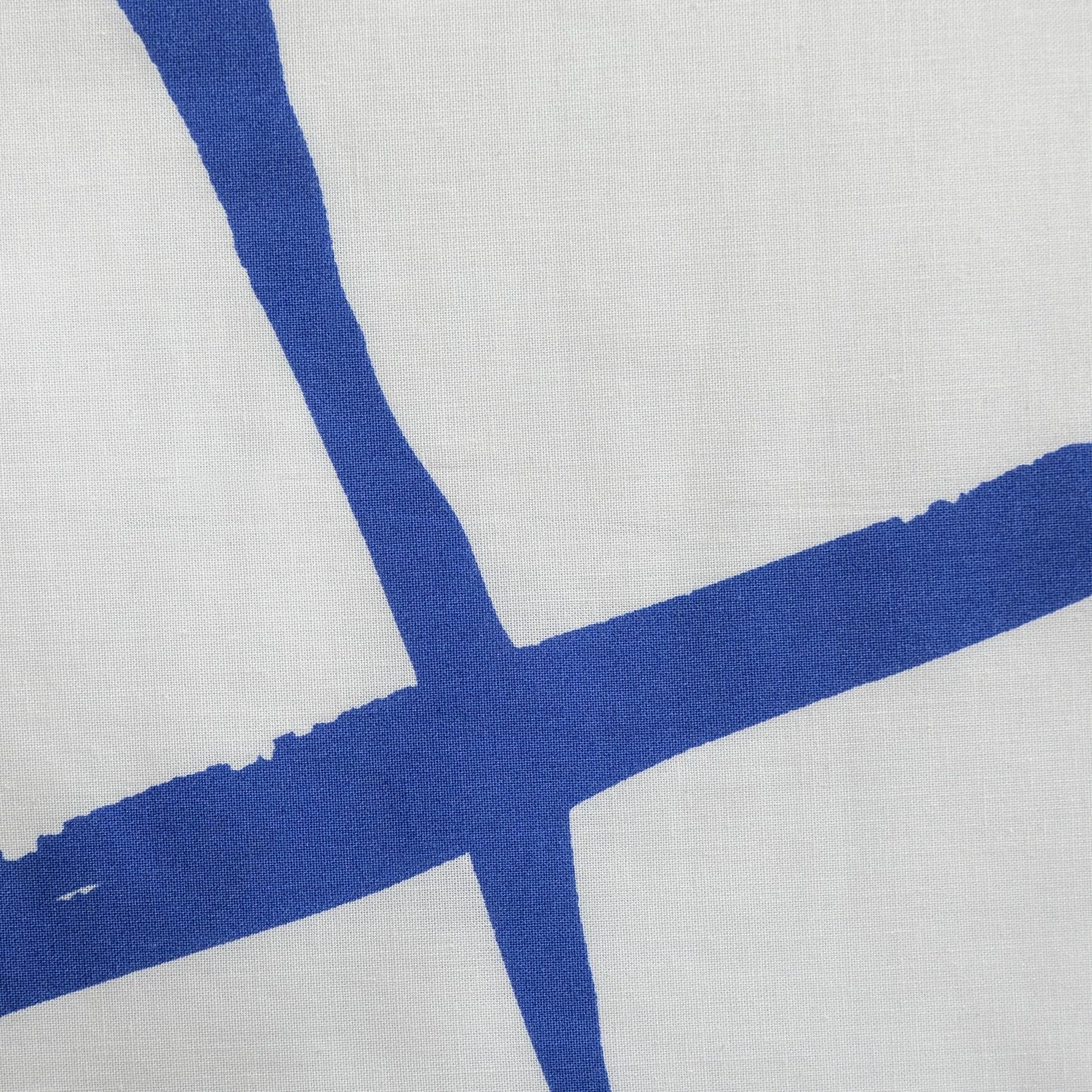 Habitat Linear Pebbles Blue & White Bedding Set - Single 8 Habitat Linear Pebbles Blue & White Bedding Set - Single - Image 8