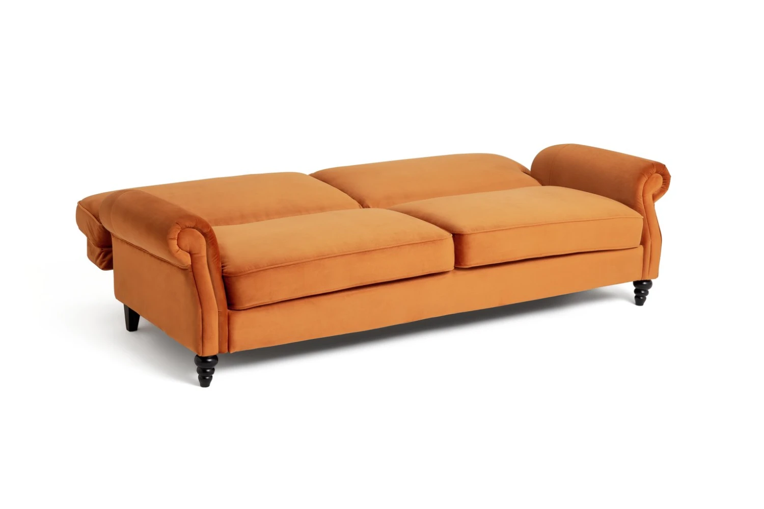 Habitat Joel 3 Seater Fabric Clic Clac Sofa Bed - Orange 3 Habitat Joel 3 Seater Fabric Clic Clac Sofa Bed - Orange - Image 3