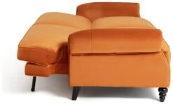 Habitat Joel 3 Seater Fabric Clic Clac Sofa Bed - Orange 11 Habitat Joel 3 Seater Fabric Clic Clac Sofa Bed - Orange -Home Furnishing Store 9451801 R Z004A