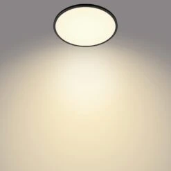 Philips Super Slim Flush To Ceiling Light - Black 9 Philips Super Slim Flush To Ceiling Light - Black -Home Furnishing Store 9454956 R Z003A