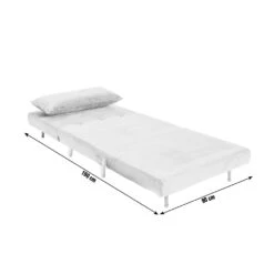 Habitat Roma Single Velvet Chairbed - Sage Green -Home Furnishing Store 9473487 R Z004A