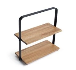 Habitat Industrial Two Tier Wooden Serving Platter -Home Furnishing Store 9474857 R Z005A