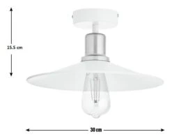 Habitat Pixie Flush To Ceiling Light - Off White 7 Habitat Pixie Flush To Ceiling Light - Off White -Home Furnishing Store 9478523 R E001