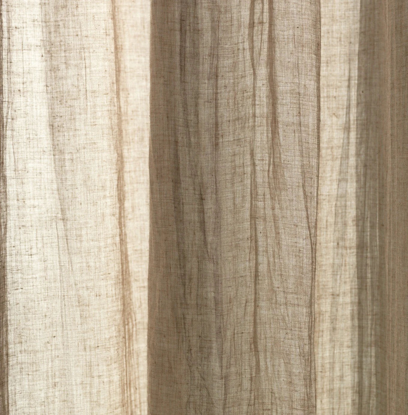 Habitat Double Voile Unlined Sheer Curtain - Natural 4 Habitat Double Voile Unlined Sheer Curtain - Natural - Image 4