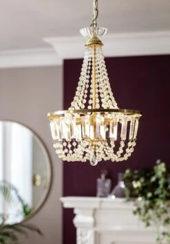 Habitat Capella Empire Chandelier - Brushed Brass -Home Furnishing Store 9486333 R Z002C