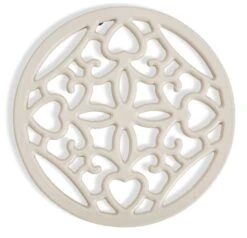 Habitat Cast Iron Trivet - Cream 6 Habitat Cast Iron Trivet - Cream -Home Furnishing Store 9492176 R Z002A