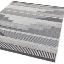 Asiatic Monty In And Outdoor Rug - 120x170cm - Black & Grey -Home Furnishing Store 9497535 R Z003A