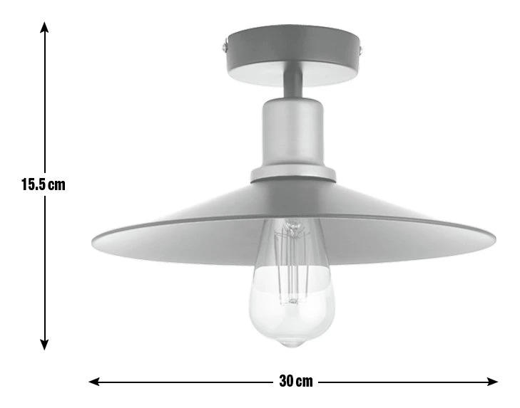 Habitat Pixie Flush To Ceiling Light - Black 2 Habitat Pixie Flush To Ceiling Light - Black - Image 2