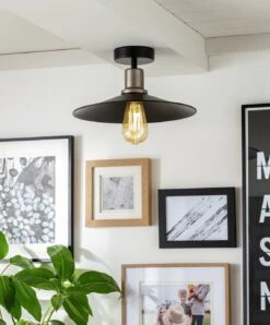 Habitat Pixie Flush To Ceiling Light - Black 14 Habitat Pixie Flush To Ceiling Light - Black -Home Furnishing Store 9505623 R Z002C