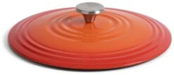 Habitat 4 Litre Cast Iron Shallow Casserole Dish - Orange -Home Furnishing Store 9505805 R Z004A